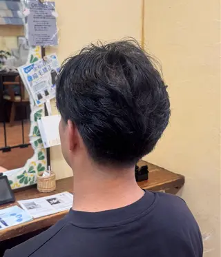 メンズ 大坂 優菜のヘアスタイル