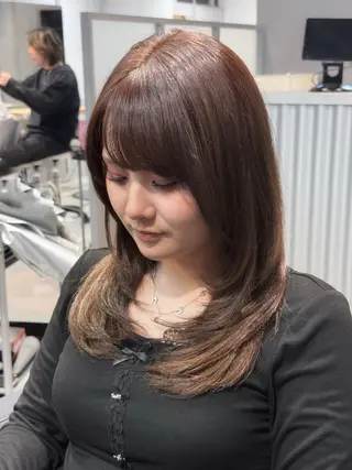 ロング 神パーマ＆ツヤ髪 黒田ダイのヘアスタイル