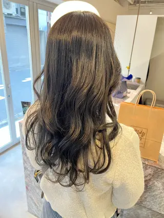 ロング カラー 池田 寿子のヘアスタイル