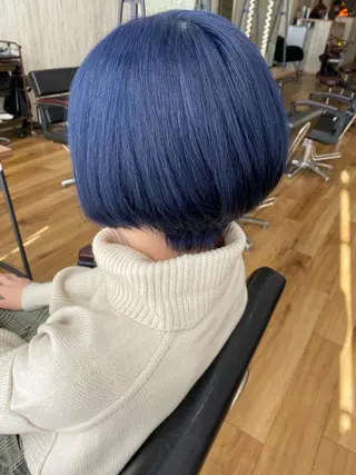 ショート カラー ヘアアレンジ ネイル 夜23時まで予約🉑 reverieあきらのヘアスタイル