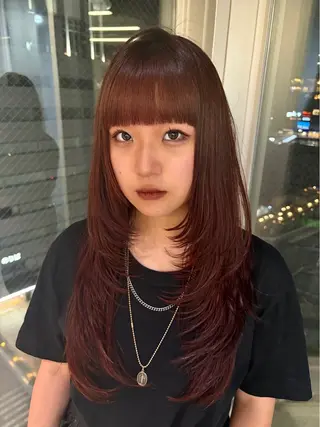 ロング EIGHT /SHU🩶のヘアスタイル