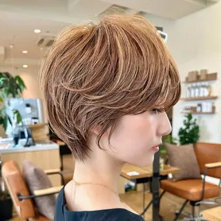 ショート カラー お悩み解決ショート/ 似合わせカット/といのヘアスタイル