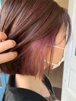ショート カラー tasty priv ate gardenのヘアスタイル