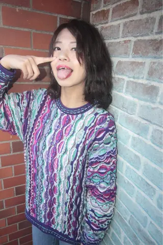 ミディアム カラー ヘアアレンジ 松田 由貴のヘアスタイル