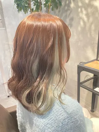 ミディアム カラー ぱく みやんのヘアスタイル