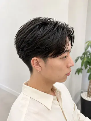 メンズ メンズ特化♪カット +パーマあおきいおりのヘアスタイル