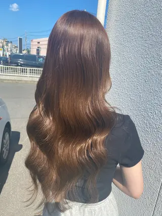 ロング カラー SET-UP りこ🧸のヘアスタイル