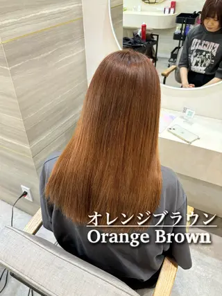 セミロング NANA🍊/熊谷 /縮毛矯正/髪質改善のヘアスタイル