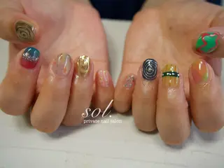 ネイル nailstudio SOL.のネイルデザイン