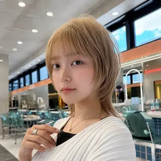 ミディアム カラー 🩷小川大輔🩷 店長/ボブ/インナーのヘアスタイル