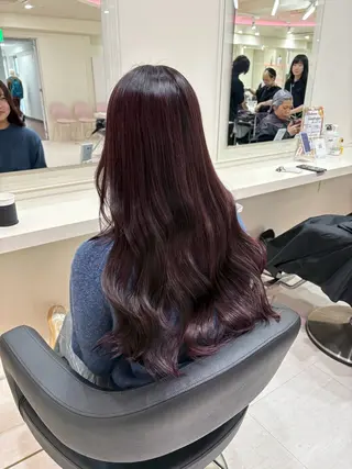 ミディアム カラー 💟RINNA 艶カラー💟のヘアスタイル