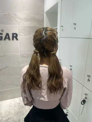 ヘアアレンジ カラーモデル０円／ 🎀Nanase‎のヘアスタイル