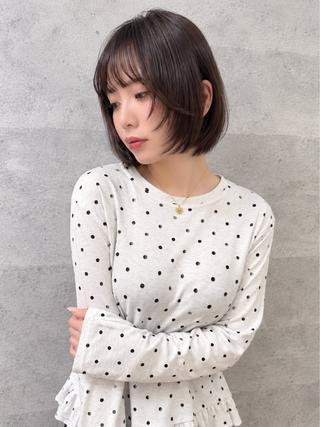 ミディアム Grow by NYNY 打越裕樹のヘアスタイル