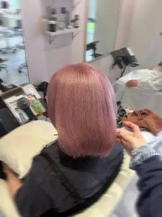 カラー ブリーチカラー/茨木 𝙨𝙖𝙠𝙞🎀のヘアスタイル