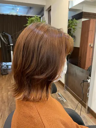ミディアム MATSURI BASE.AWAJIのヘアスタイル