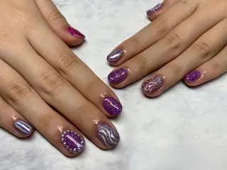 ネイル Mana ·͜· ❤︎のネイルデザイン