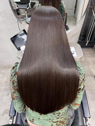 ロング カラー 髪質改善/艶カラー レイヤー/前髪/千葉のヘアスタイル