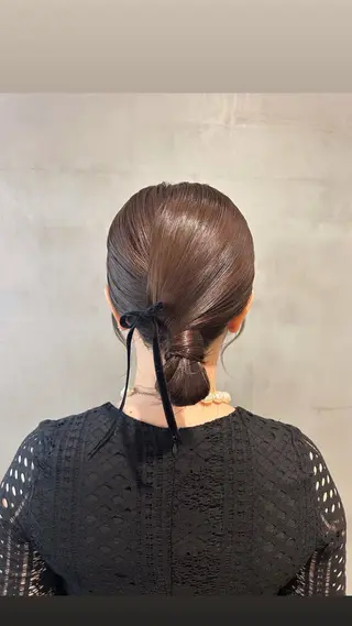 ミディアム ヘアアレンジ タナカ カナ🫧のヘアスタイル
