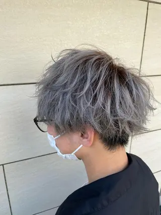 ショート メンズ アキモト マサキ/ パーマ人気NO1のヘアスタイル