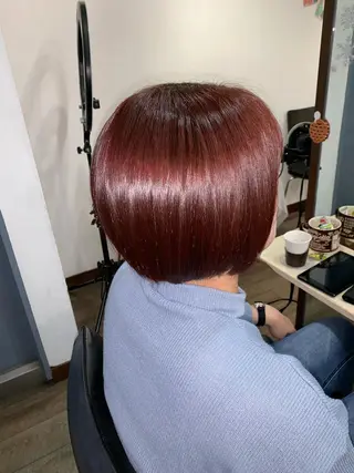 ショート 縮毛矯正/髪質改善 井上智秀のヘアスタイル