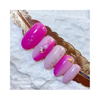 ミディアム ネイル 🐾enen style 🐾のネイルデザイン