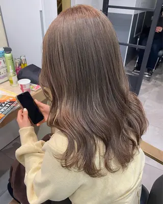 カラー 暖色カラー🍒/艶カ ラー/ほのかのヘアスタイル