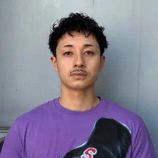 ショート パーマ メンズ ⚾️横浜メンズカット 阿部龍馬🍺🍔のヘアスタイル