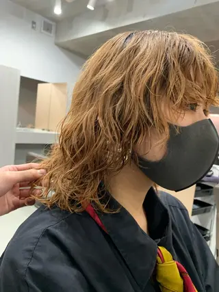 パーマ ボブパーマコテ巻き風 パーマNo1深江秀平のヘアスタイル
