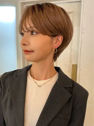 ショート オーガニックカラー/ 表参道/ルカのヘアスタイル