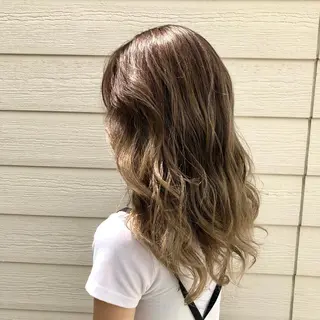 セミロング カラー ✨ケア×デザイン🎨 杉本賢人のヘアスタイル