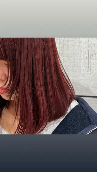 カラー 淡色┊︎ナチュラル 🧁奈那美🧁*.゜のヘアスタイル