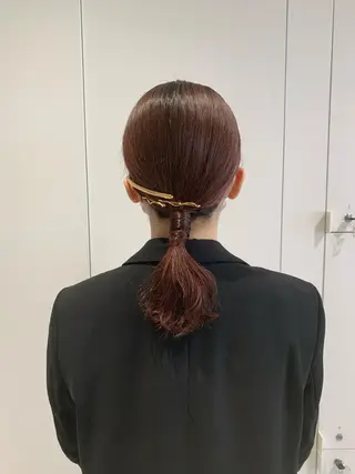 セミロング ヘアアレンジ bob/ aoiのヘアスタイル