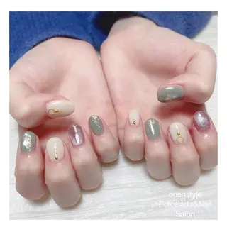 ショート ネイル 🐾enen style 🐾のネイルデザイン