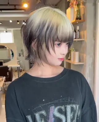 ショート カラー 心斎橋難波/カラー ココロのヘアスタイル