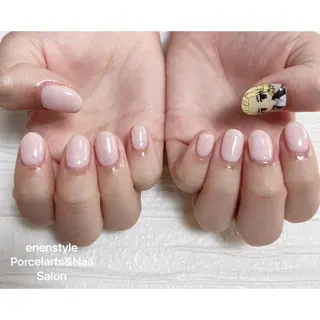 ミディアム ネイル 🐾enen style 🐾のネイルデザイン