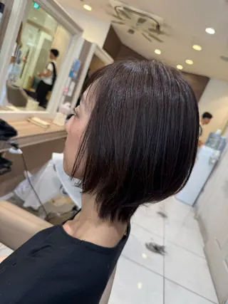 ミディアム ママ美容師⭐️ シモダイラ ヒデミのヘアスタイル