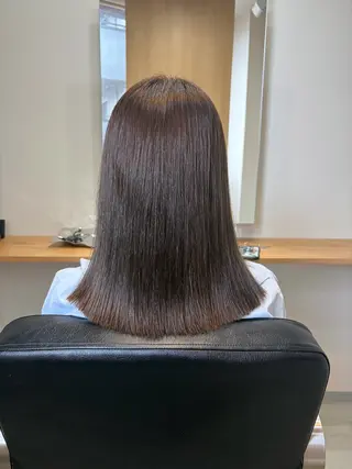 ミディアム カラー china/ボブ /レイヤーカットのヘアスタイル