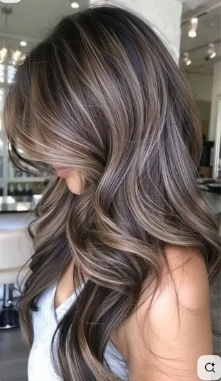 カラー YOLO 渋谷 nanamiのヘアスタイル
