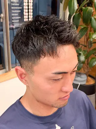 ショート メンズ 三宮メンズカット ヨシイッキのヘアスタイル