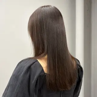 セミロング 𝐀𝐦𝐞𝐫𝐢 /透明感カラーのヘアスタイル