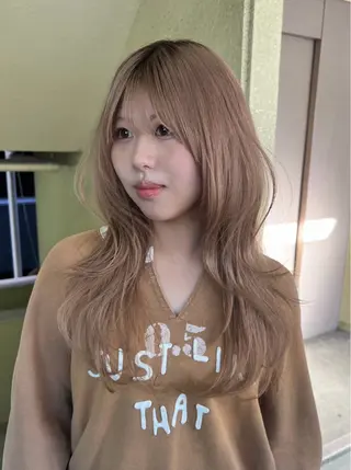 ロング カラー 栄レイヤーカット・ 顔まわりレイヤー✂️のヘアスタイル