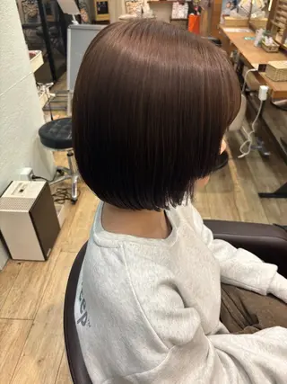 ショート カラー ゆうこ🍀髪質改善/ ストレート/艶カラーのヘアスタイル
