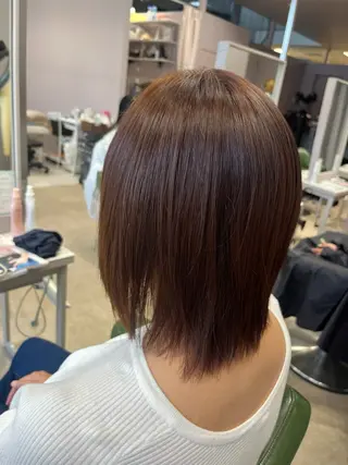 ミディアム はせがわ りえのヘアスタイル