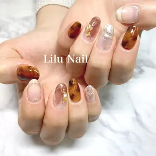 ネイル モチの良さ◉ フィルインネイル♡のネイルデザイン