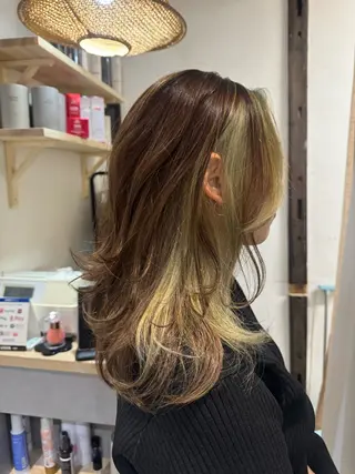 ロング カラー 艶カラー 🩵NATSUKIのヘアスタイル