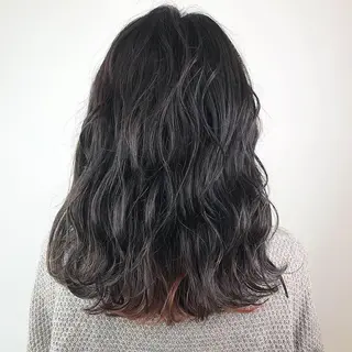ミディアム カラー Lien 深井店のヘアスタイル