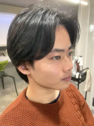メンズ メンズミディアム メンズ縮毛、ANNAのヘアスタイル