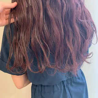 ロング カラー 暖色/ブリーチカラー 🎀 M i k uのヘアスタイル