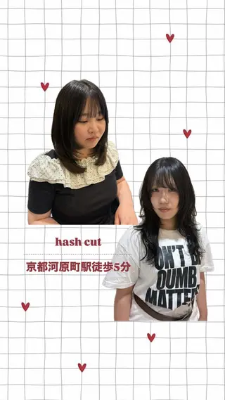ミディアム カラー 京都河原町/カラ ー/パーマ/のあのヘアスタイル