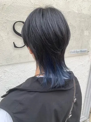 ショート 西村 弘輝 パーマ/艶髪カラーのヘアスタイル